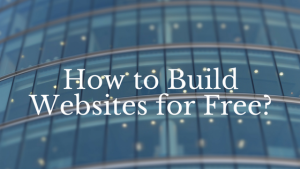 How to Build Websites for Free?- How to Make Money On Amazon Associates?