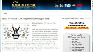 WHAT IS SECURE JOB POSITION ABOUT, A SCAM OR LEGIT