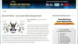 WHAT IS SECURE JOB POSITION ABOUT, A SCAM OR LEGIT-