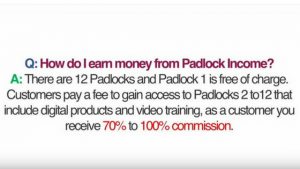 COMMISSION-WHAT IS PADLOCK INCOME- A PADLOCK INCOME REVIEW