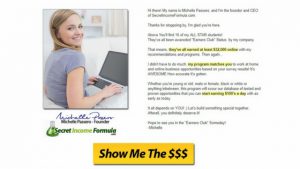 Michelle Passero- Secret Income Formula Founder